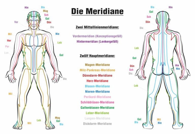 Lebensenergie Meridiane