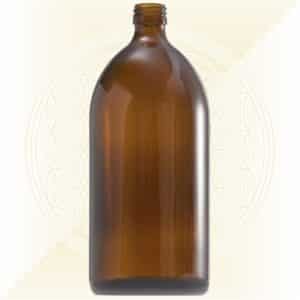 Braunglasflasche 1000 ml