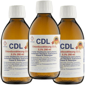 3x Ittermann CDL Chlordioxidlösung 0,3% 250ml
